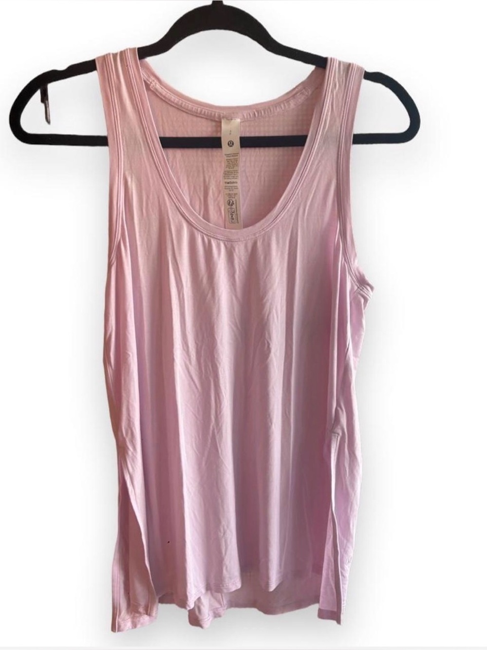 lululemon athletica Light Pink Scoop Neck Tank
